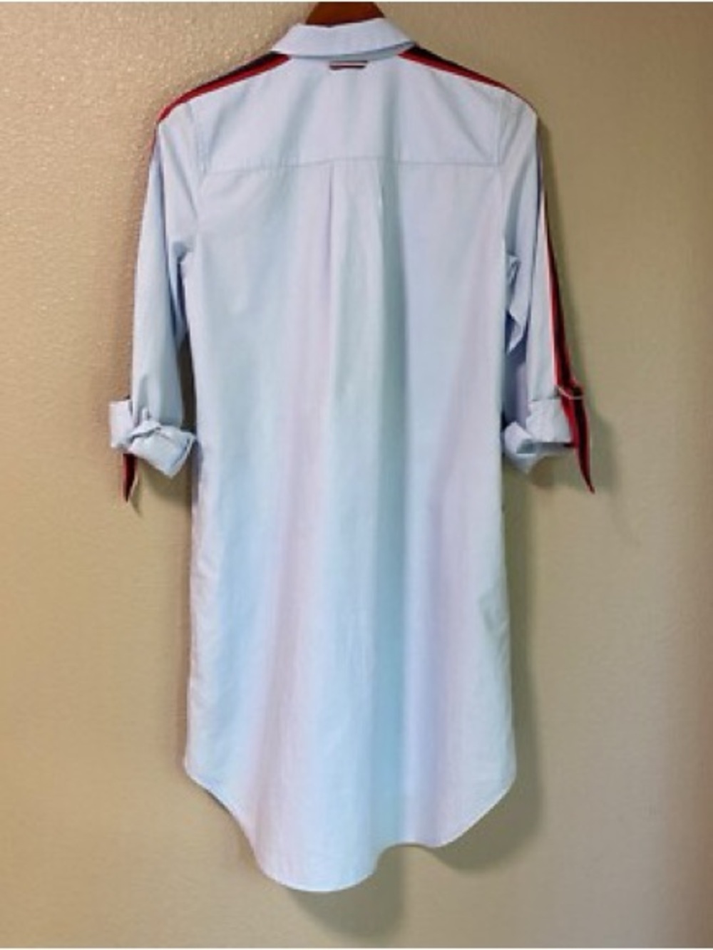 Tommy Hilfiger light blue oxford midi dress - Picture 2 of 7